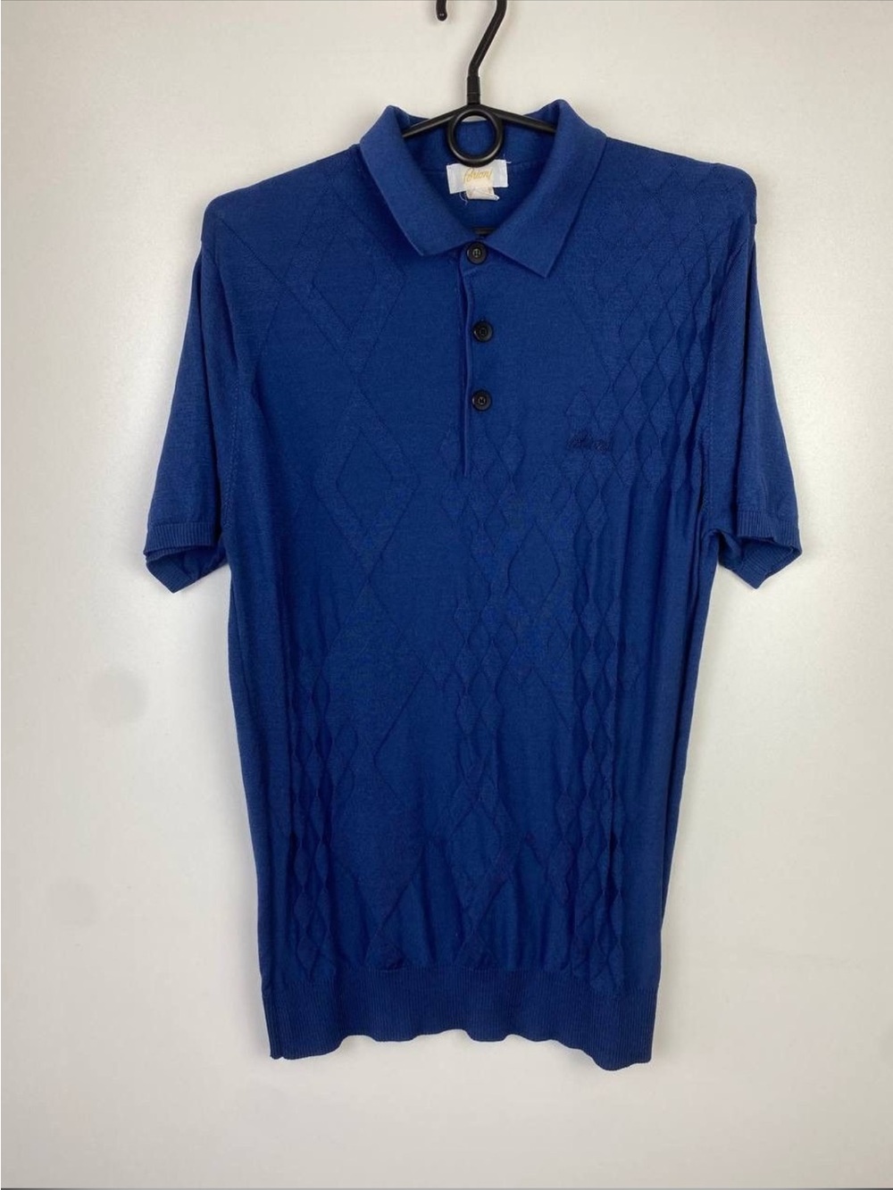 Vintage Brioni Silk blend knit polo